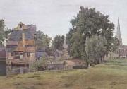 William fraser garden A Mill near St Ives (mk46) Sweden oil painting artist